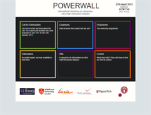 Tablet Screenshot of powerwall.mdx.ac.uk